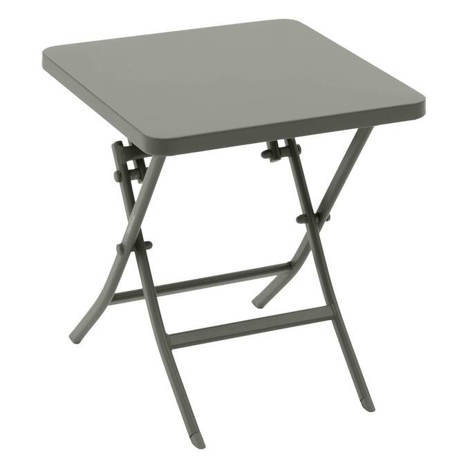 Table d'appoint de jardin carré GREENSBORO Vert laurier