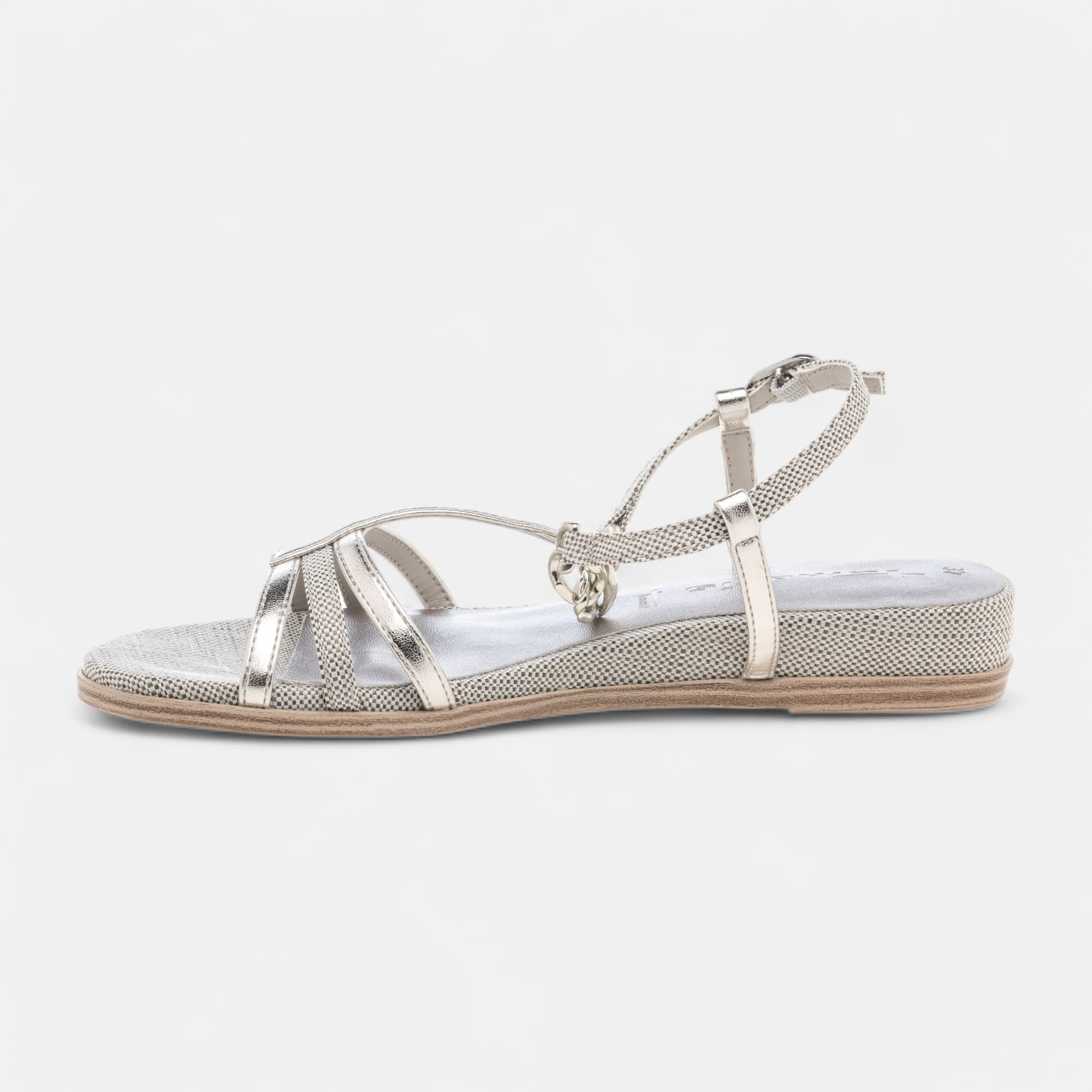 Nu-pieds Femme argent