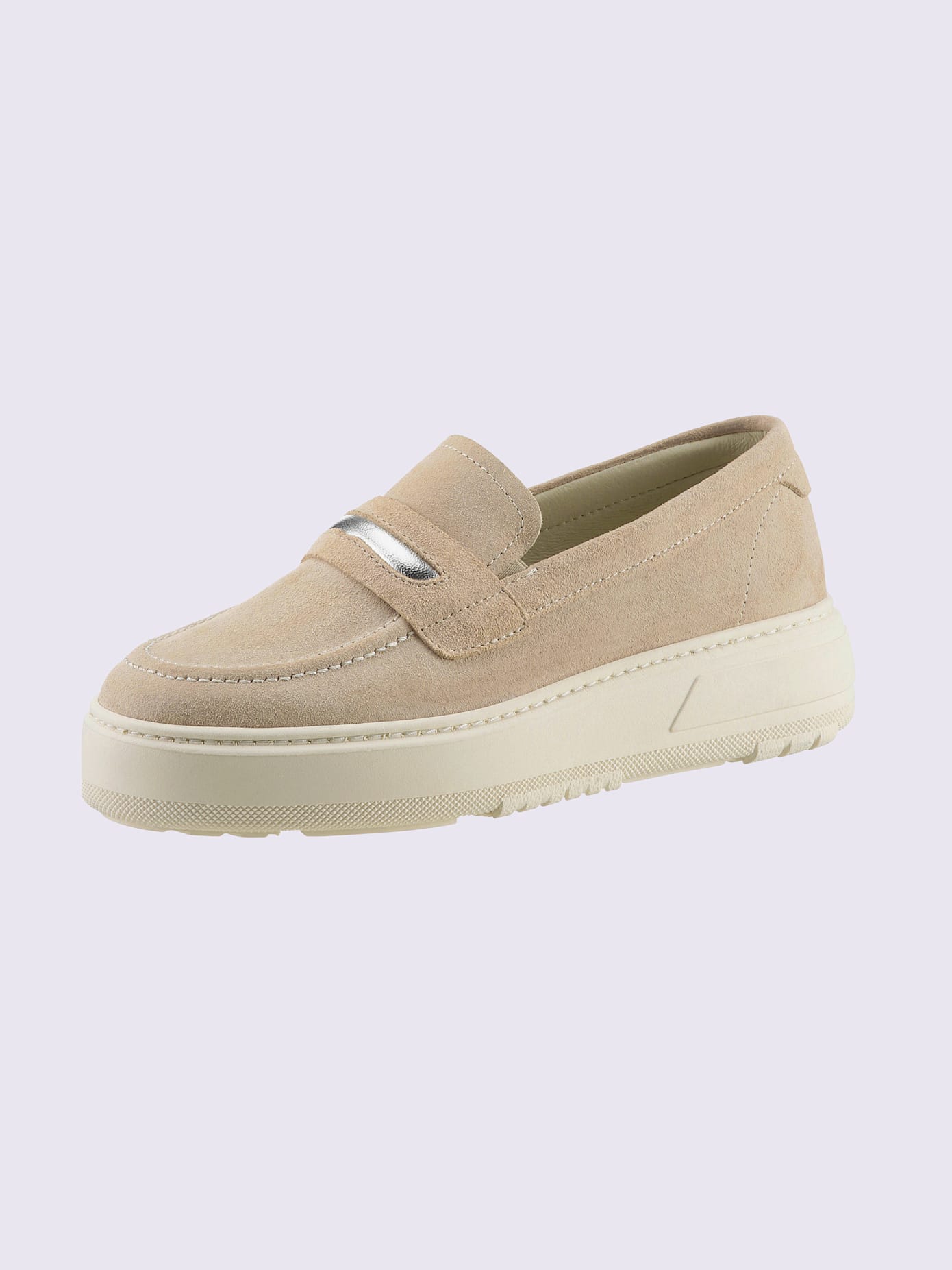 Trotteurs cuir velours de vache.
