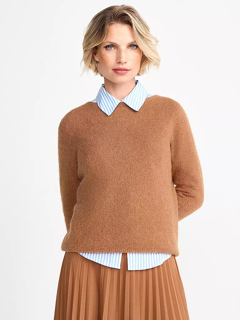 RICH & ROYAL Pullover braun