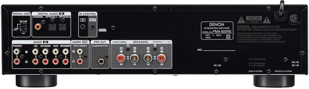 Denon PMA-600NE   DCD-600NE Noir Amplis hi-fi stéréo