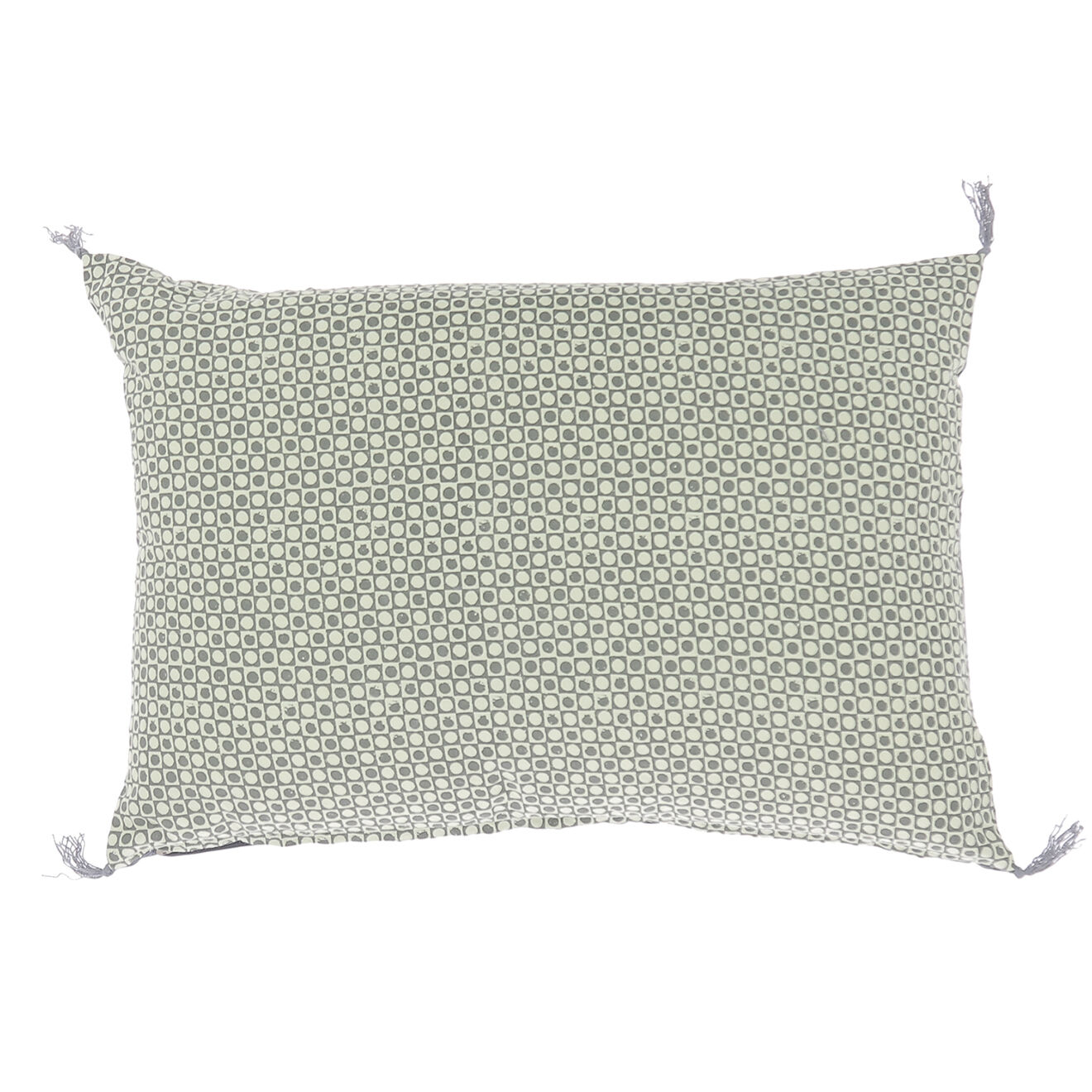 En Fil d'Indienne Housse de coussin Soie encre - 35x50 cm