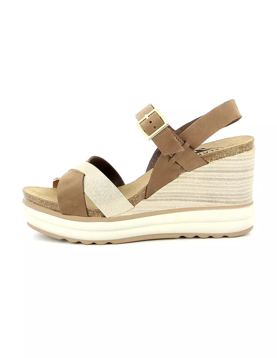 PLAKTON PLANTIO - Sandales & nu-pieds Castagnaoro