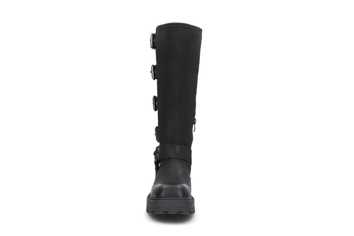 Biker boots med trendy detaljer