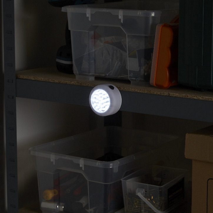 Lampe LED magnétique ronde blanche Diall 68 lumens