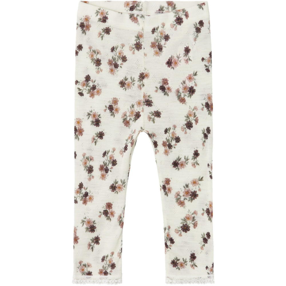 Køb Name It Snow White Aop Wang Uld Needle Legging Noos