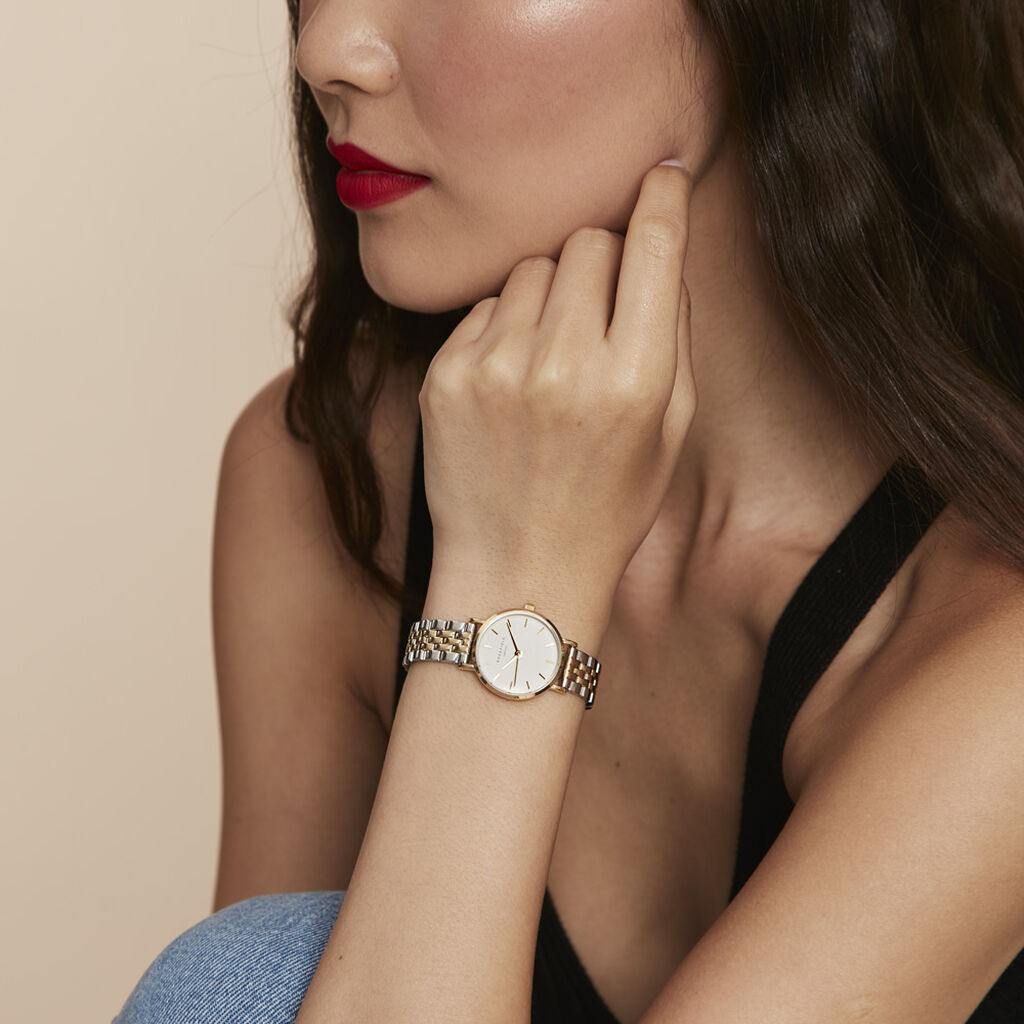 Montre Rosefield The Small Edit Blanc