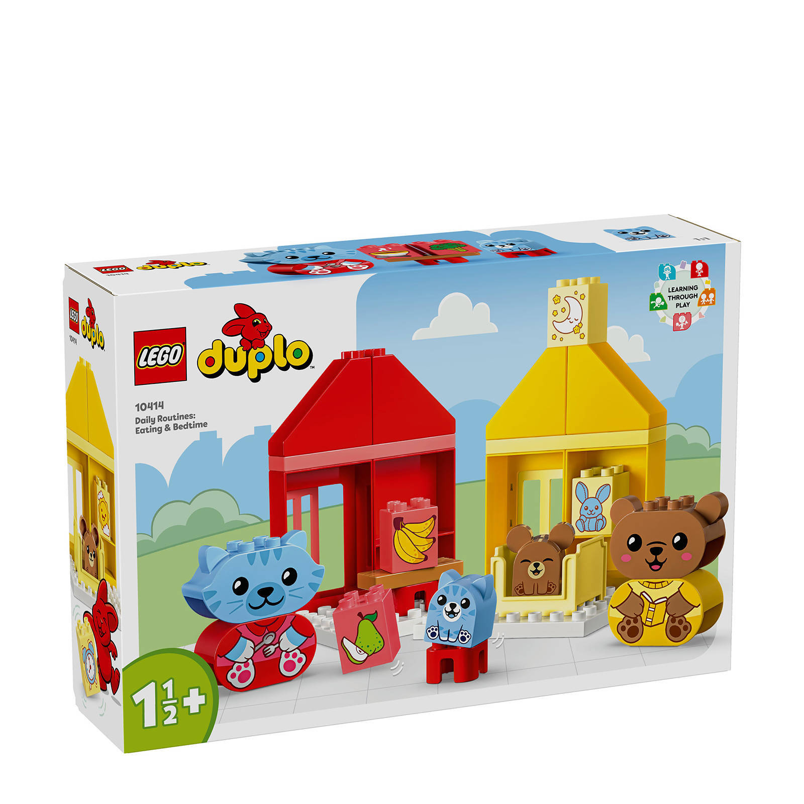 LEGO Mijn eerste Dagelijkse gewoontes – eten en slapen Dieren Speelgoed voor Peuters 10414