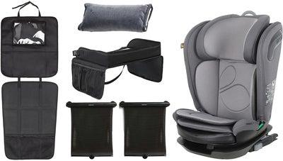 Beemoo Reform ISOFIX Beltestol inkl. Tilbehør, Mineral Grey