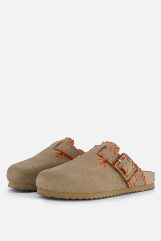 Colors of California Sandalen taupe Suede
