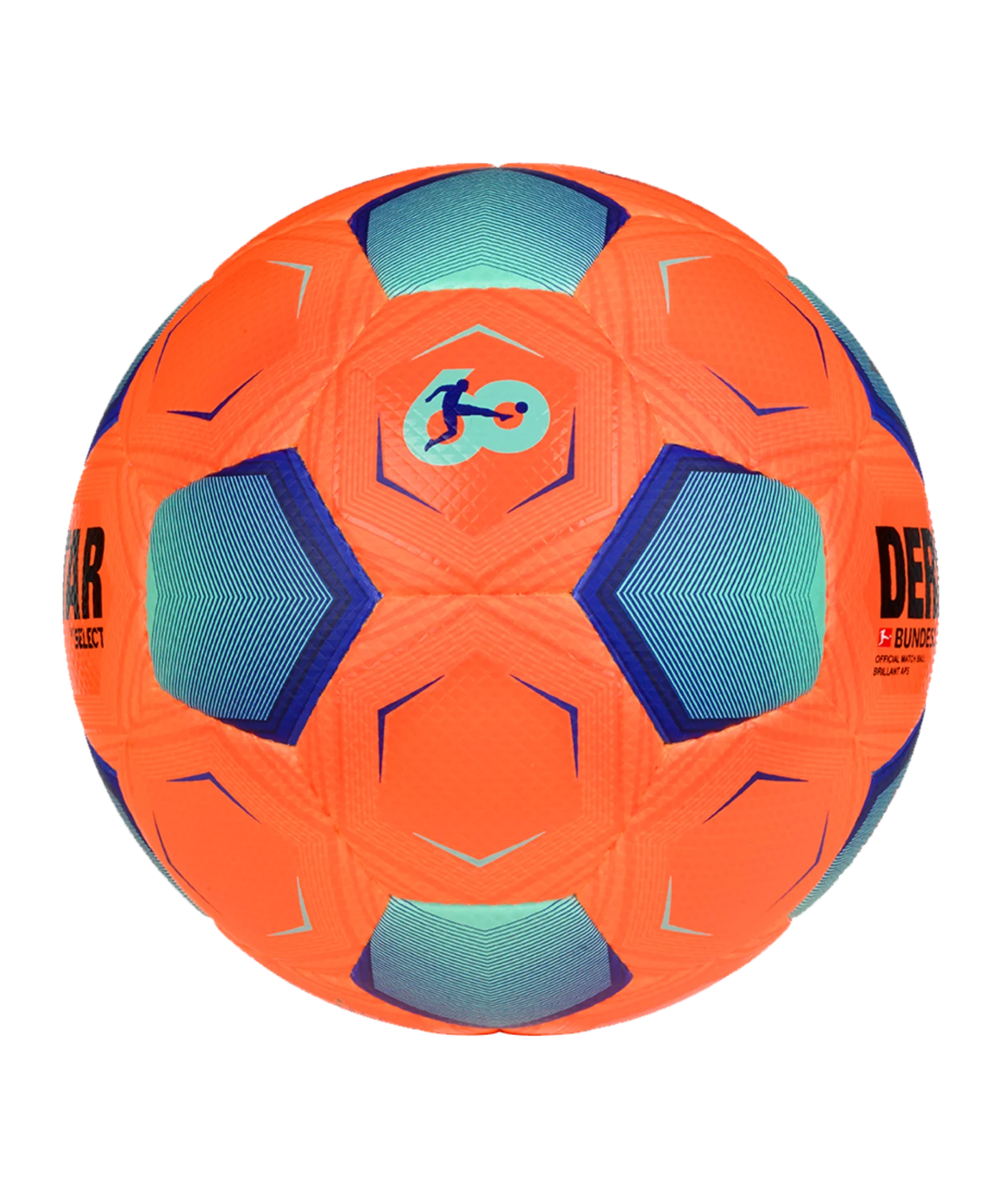 Derbystar Bundesliga Brillant APS v23 High Visible Spielball 2023/2024 Orange F023