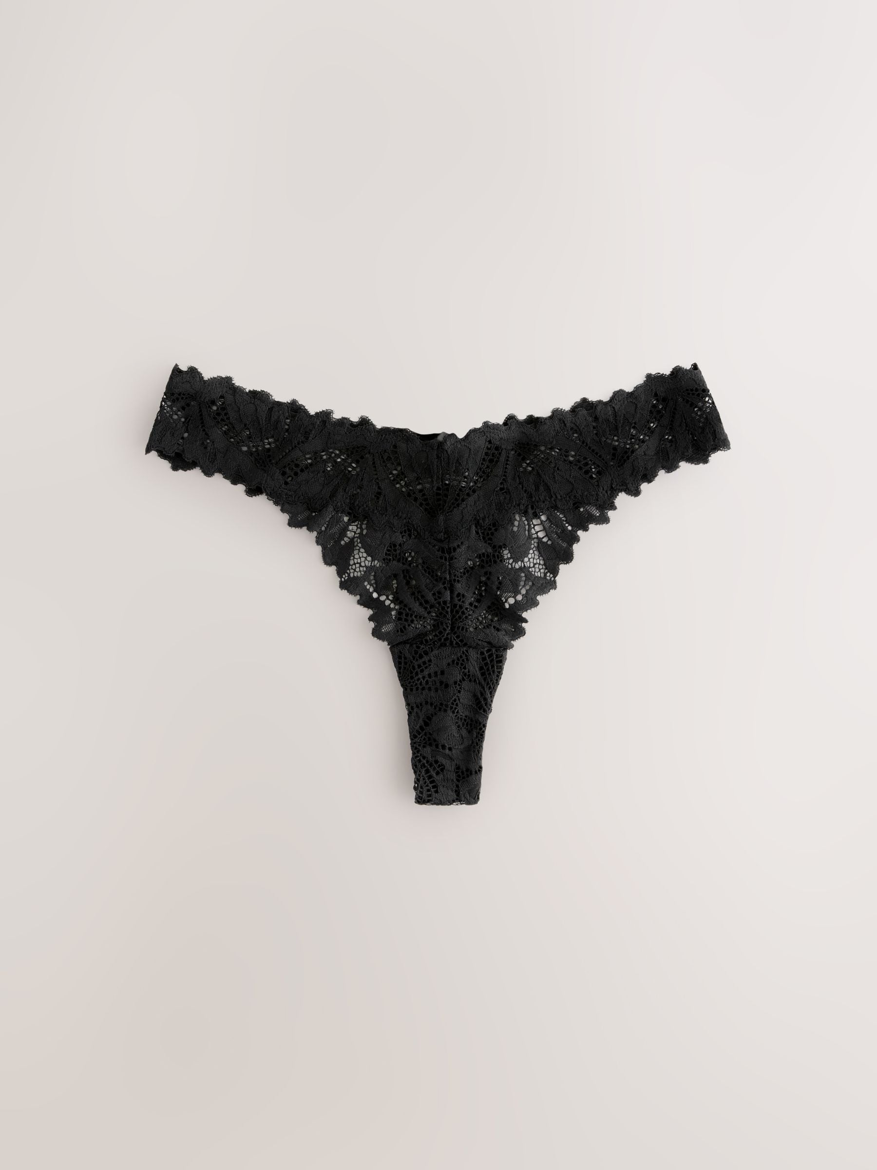 Zwart - Ultimate Comfort kanten slip verpakking van 7