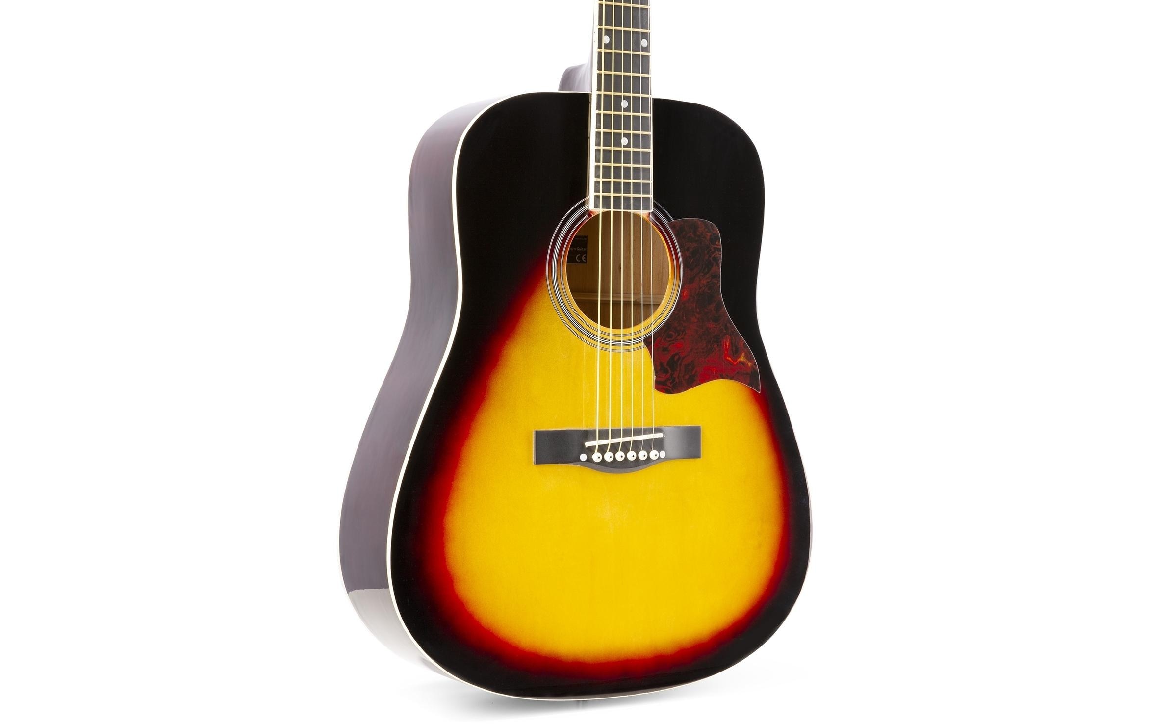 Westerngitarre »SoloJam Set – Sunburst« Holzart: Linde, Palisander
