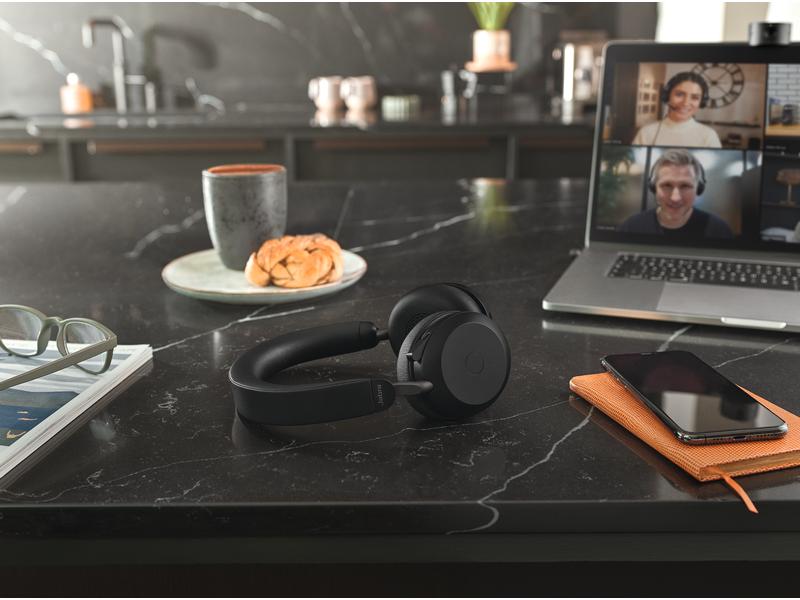 Jabra Headset Evolve2 75 Duo MS USB-C, Schwarz Erstklassige Soundtechnik für branchenweit führende Sprachqualität