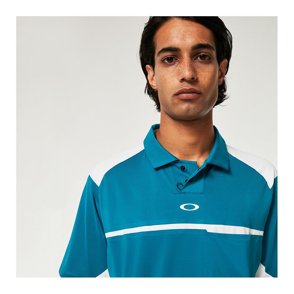 Oakley BONDED ARC - Polo Homme aurora blue