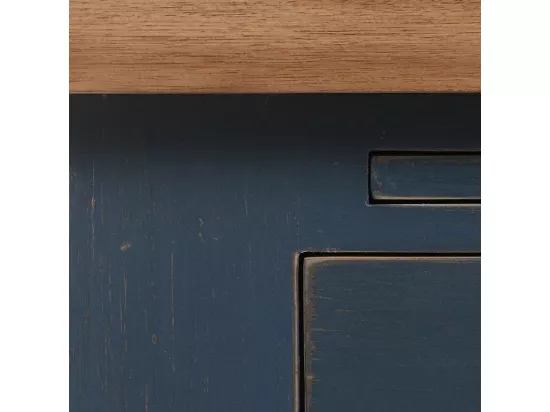 Ilot central Bois Bleu - Brocante Interior's