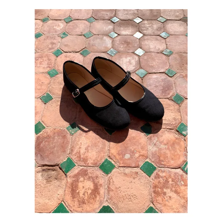 Hermosilla Ballerines Dahlia | Noir