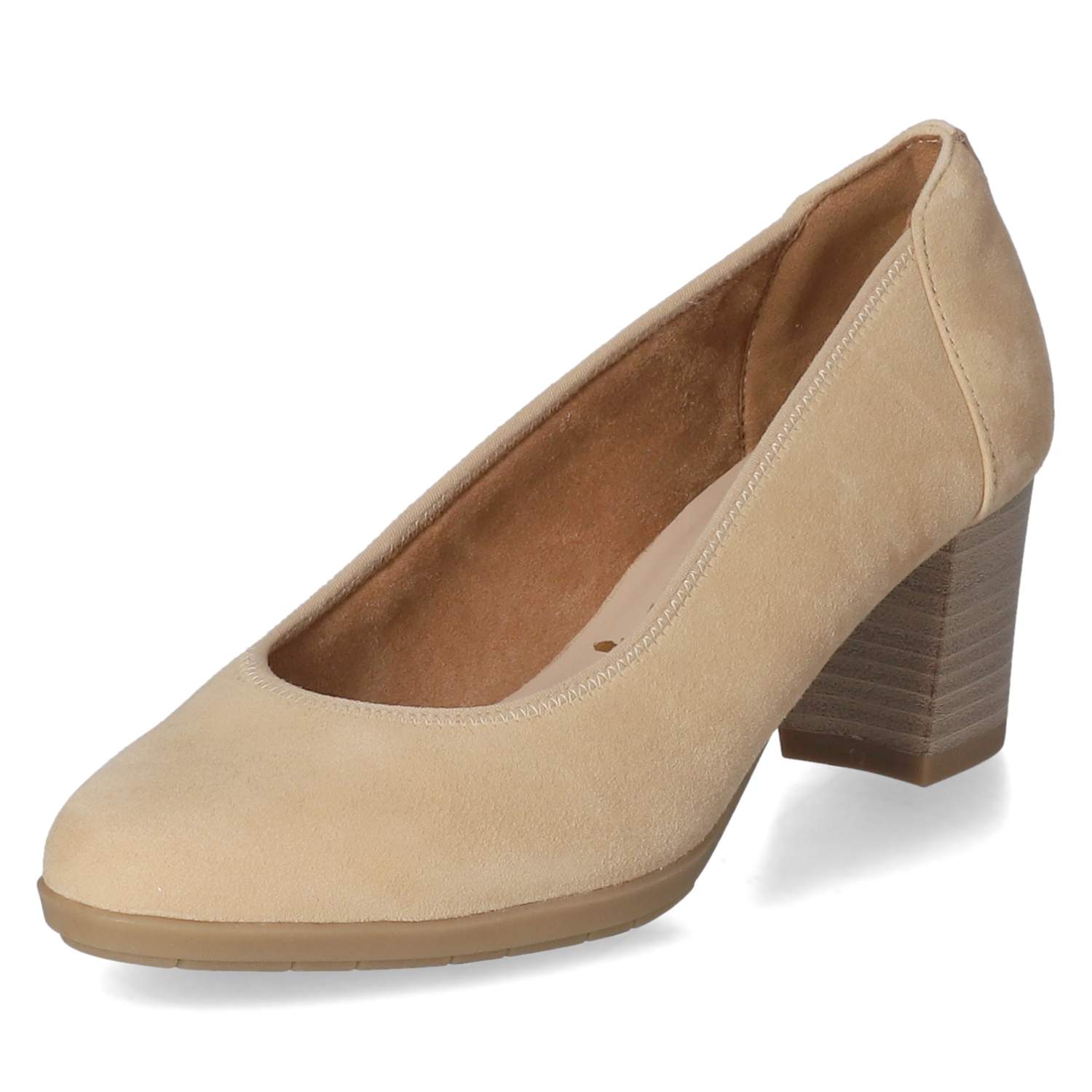 Tamaris Pumps - tan suede