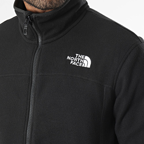 Veste Zippée Polaire Zippée Glacier Noir