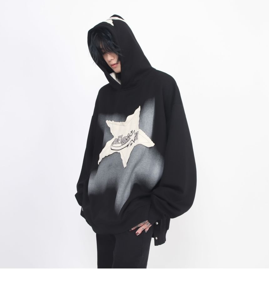Derbundy - Hoodie met lange mouwen en sterrenprint