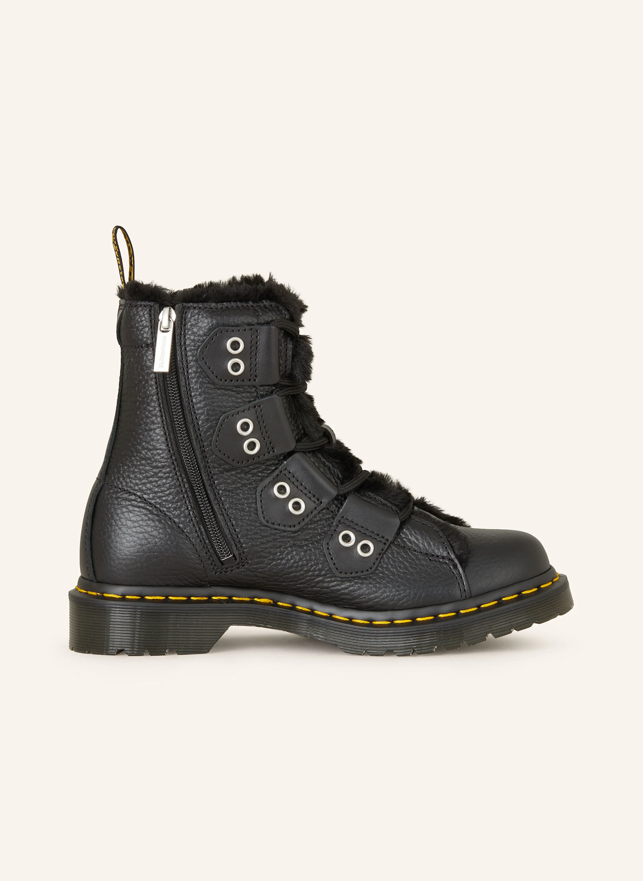 Dr. Martens Schnürboots 1460 mit Kunstfell