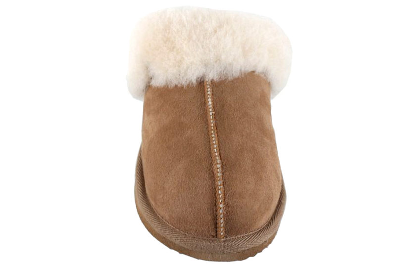 SHEPARD JESSICA LIGHT BROWN HJEMMESKO I ÆGTE LAMMESKIND