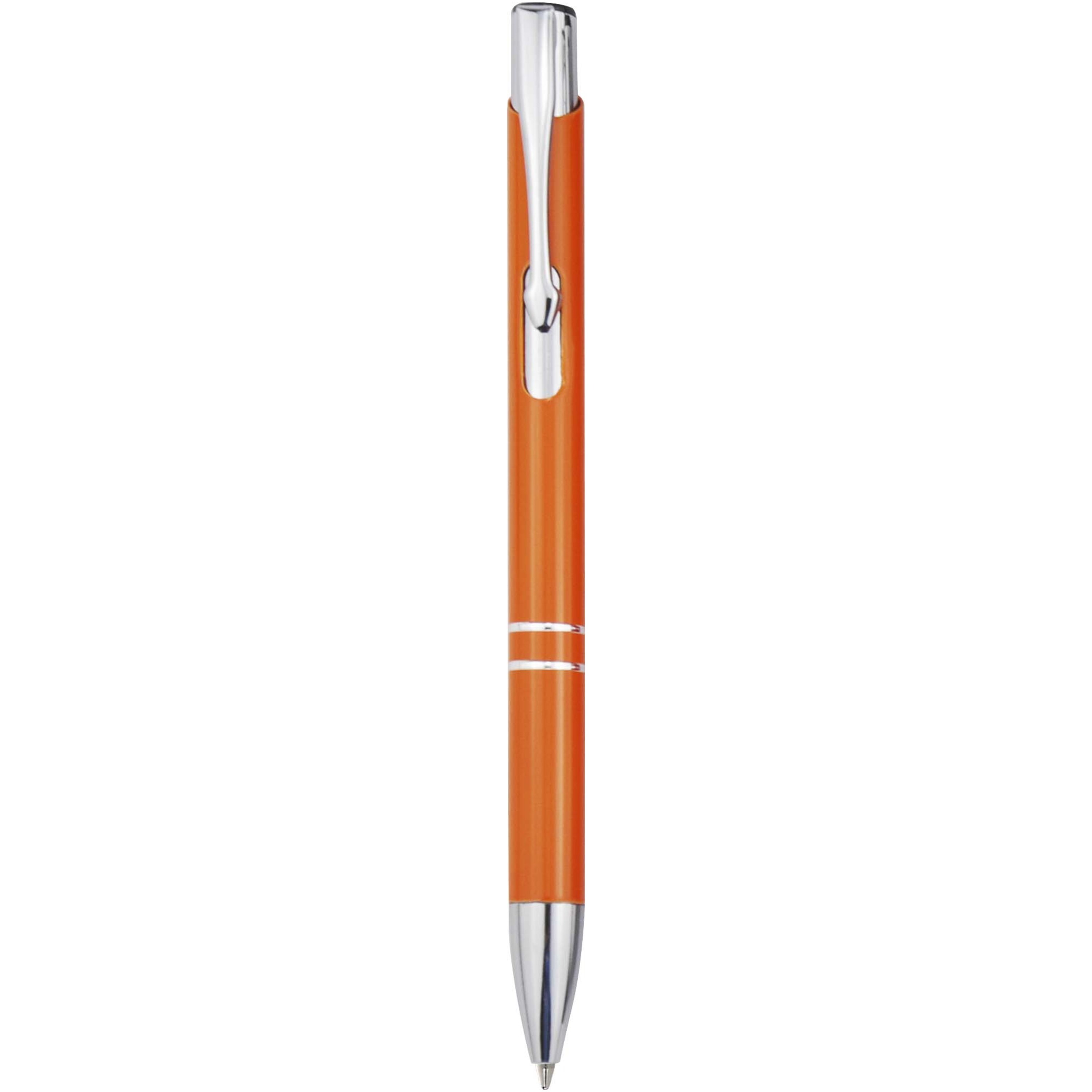 PF Concept 107984 - Stylo bille en aluminium recyclé Moneta (encre bleue)