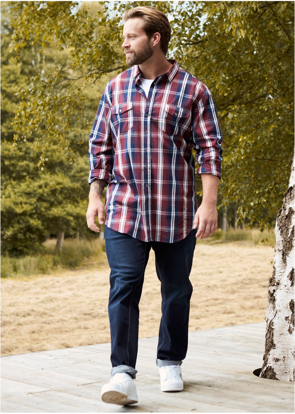 Chemise manches longues coupe confort