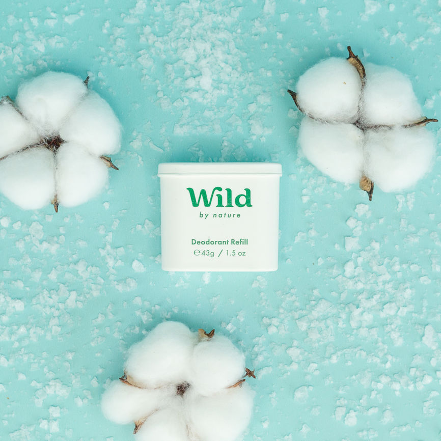 Wild Deo Cotton & Sea Salt startpakke