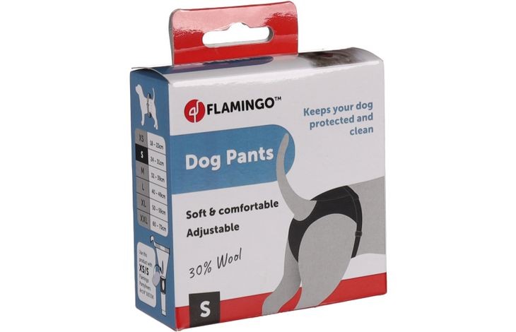 Flamingo - Løbetidsbukser med Velcro ALEXIS Sort - S