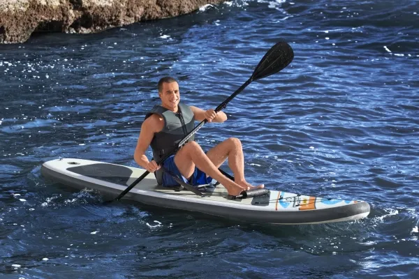 Bestway 65341, Stående padelboard (SUP), 120 kg, Fuld farveboks, ATTENTION!NO PROTECTION AGAINST DROWNING! SWIMMERS ONLY!, 3050 mm, 11,9 kg