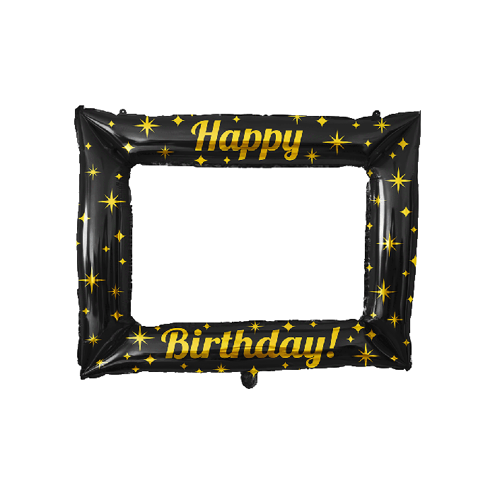 Happy Birthday Ballon Frame 85cm