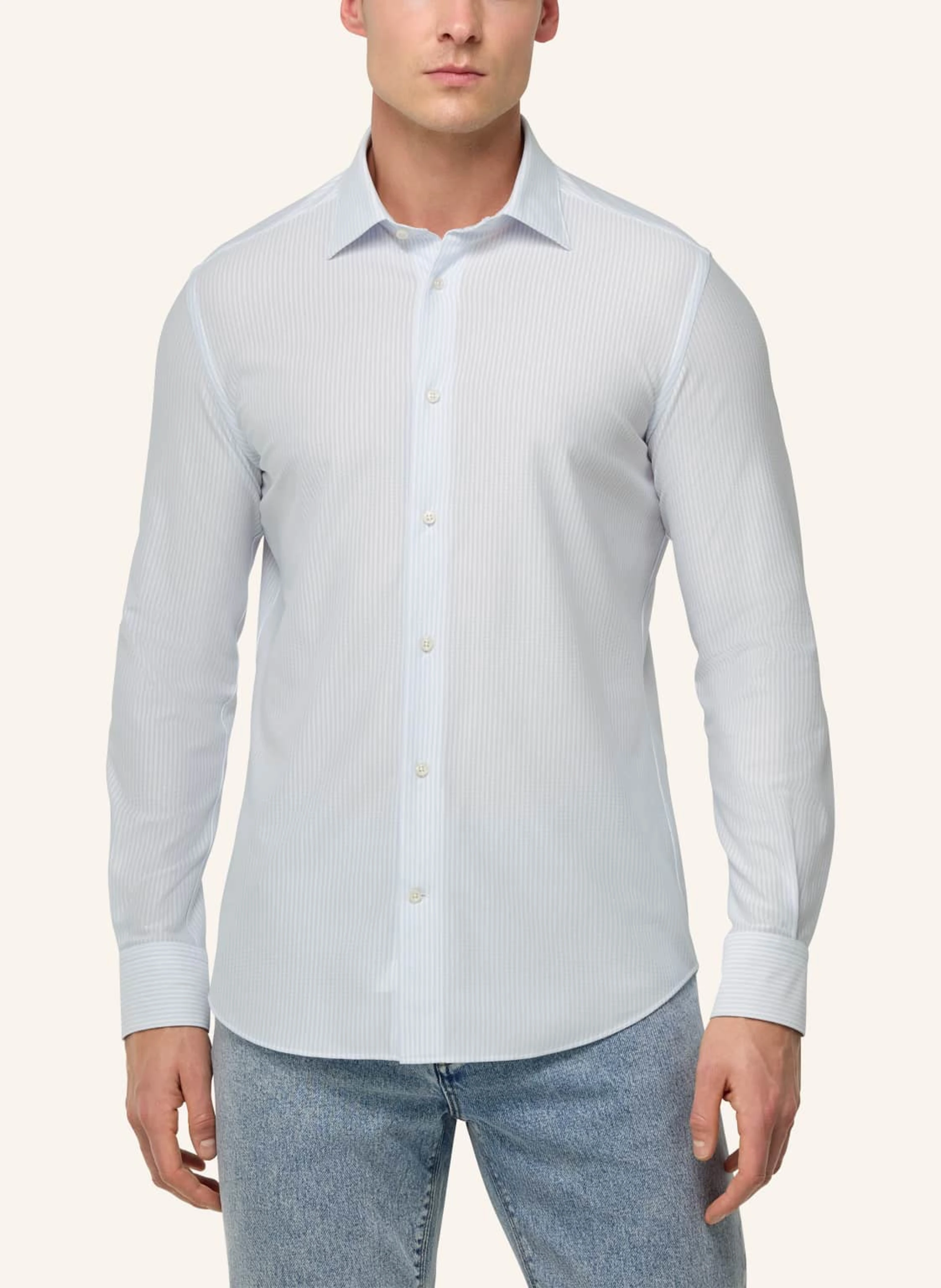 BOGGI MILANO Jersey-Hemd Regular Fit