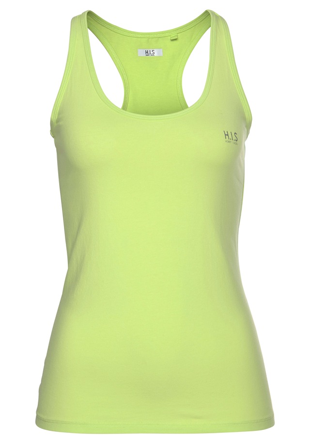 H.I.S Tanktop, 3er-Packer Packung, Softer Feinripp mit elastischer Baumwolle für hohen Tragekomfort