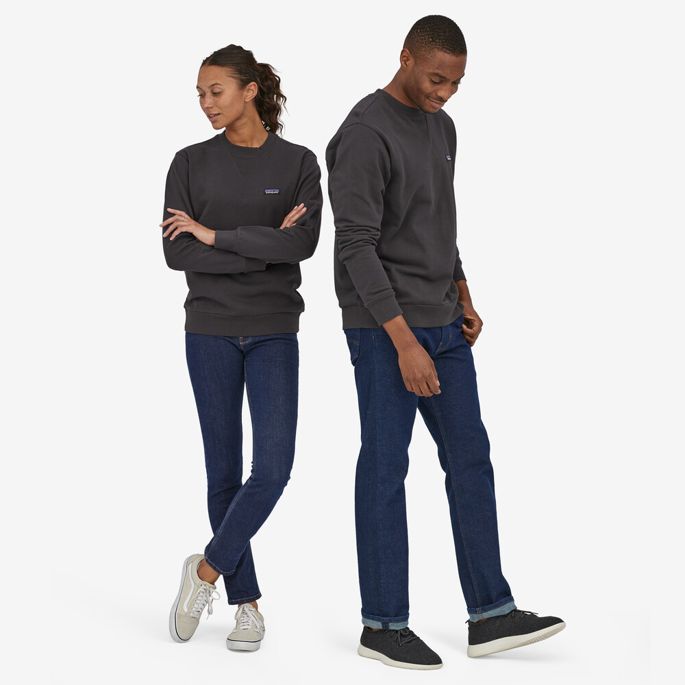 Regeneratives Sweatshirt aus Bio-zertifizierter Baumwolle mit Rundhalsausschnitt