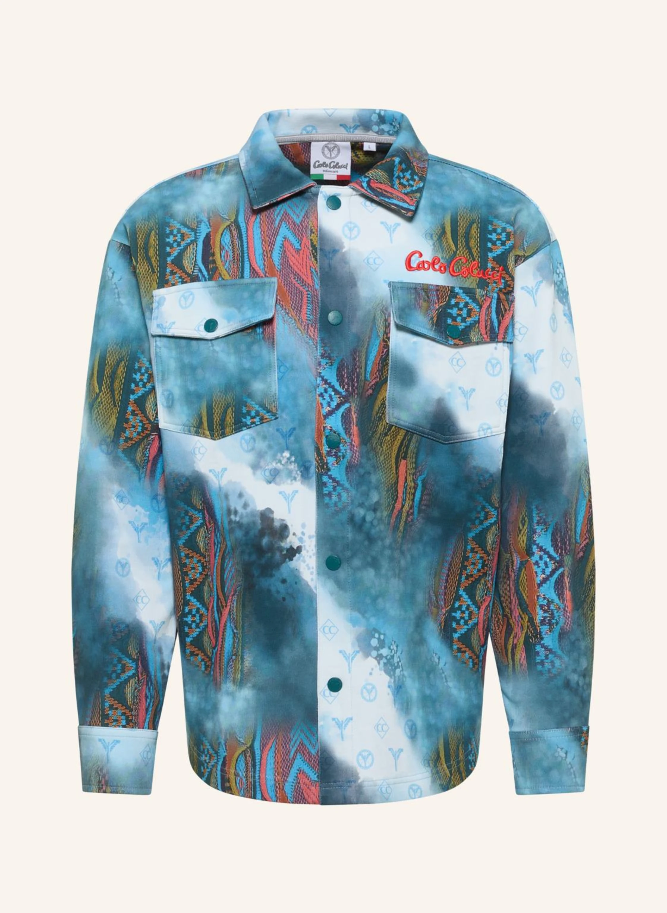 CARLO COLUCCI Hemd - Sprayed Knit DISTASO