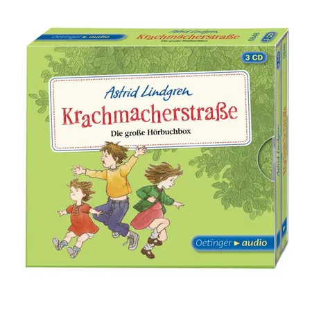 Oetinger Astrid Lindgren - Krachmacherstraße Die große Hörbuchbox (3 CD) Lesungen