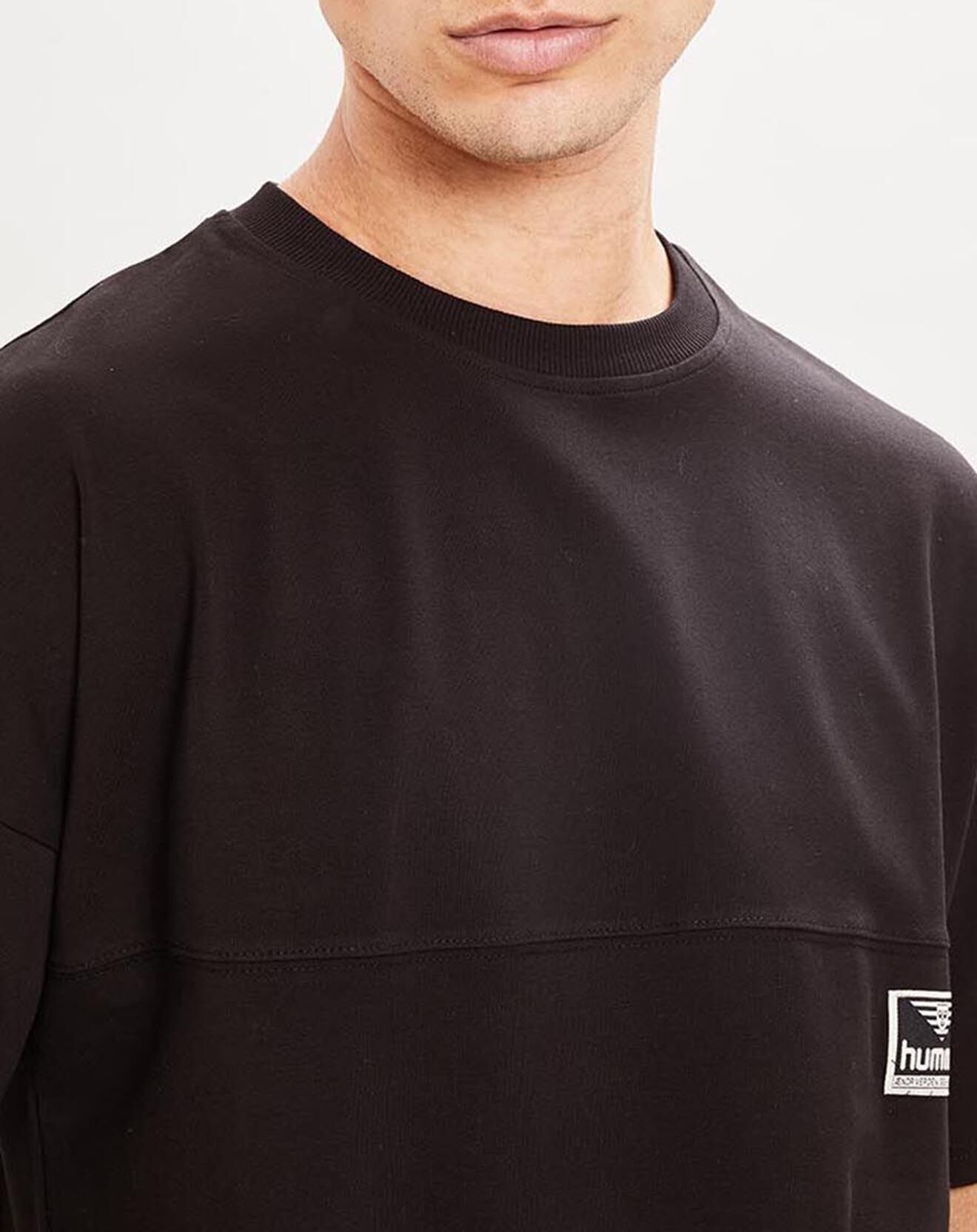 Hummel T-Shirt Beach Break en Coton organique noir