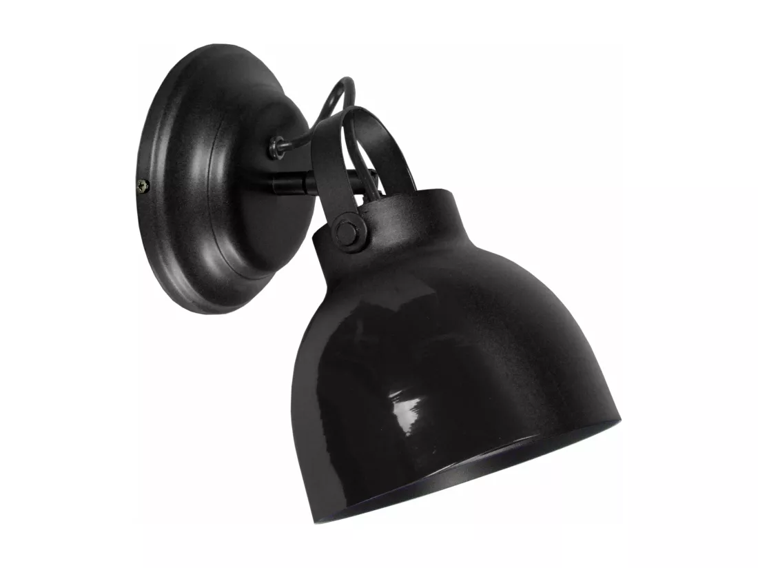 Applique metal noir 13 cm.