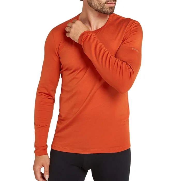 Icebreaker Core Heavyweight LS Crewe Thermoshirt Heren