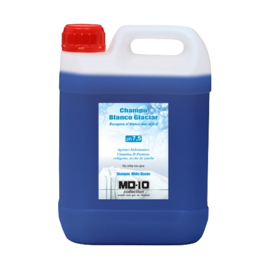 Shampoo MD-10 para pelos brancos em cães