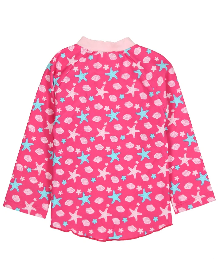 Langarm-Badeshirt SEESTERN in magenta