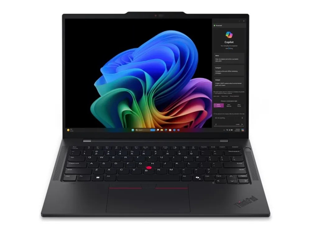 Lenovo ThinkPad T14s Gen 6 21N1 - 180° hængselsdesign - Snapdragon X Elite - X1E-78-100 - Win 11 Pro (on ARM) - Qualcomm Adreno - 32 GB RAM - 1 TB SSD TCG Opal Encryption 2, NVMe - 14