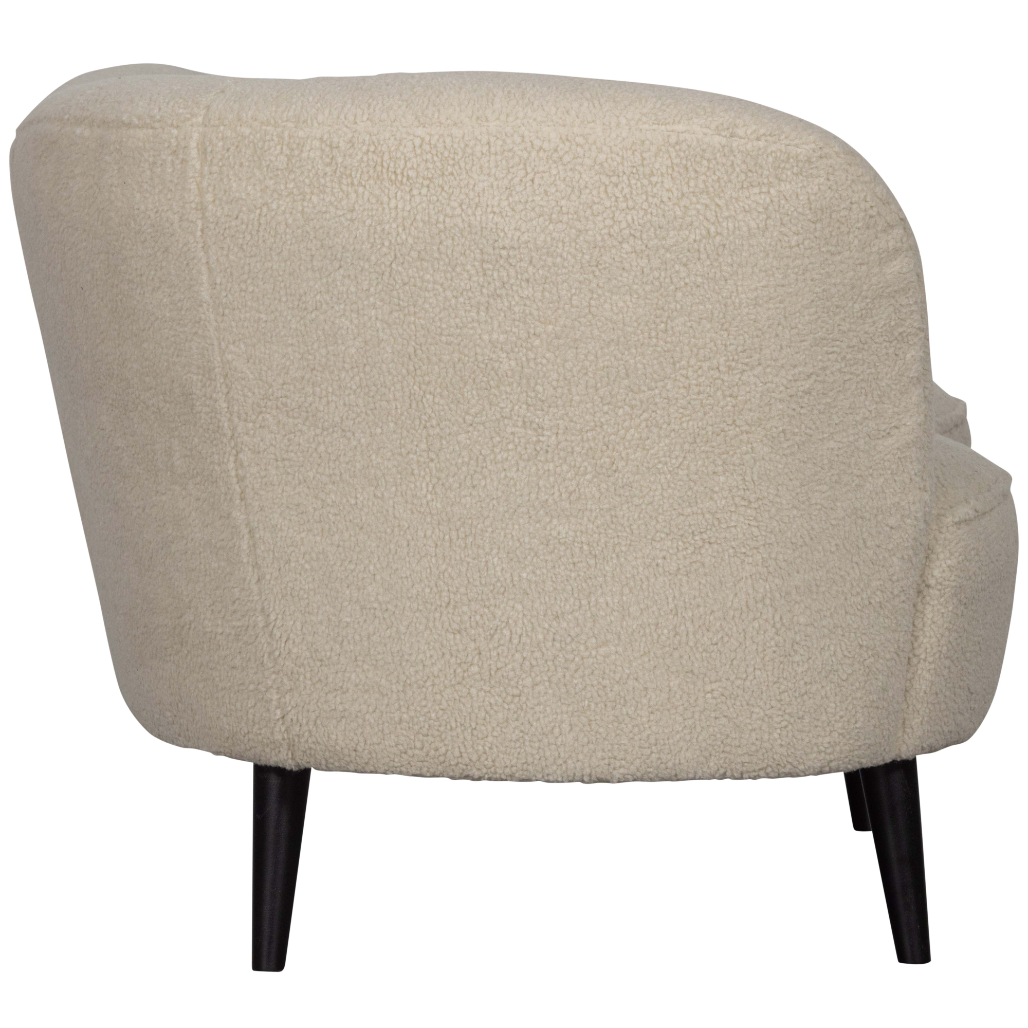 Lounge fauteuil Sara Sara Lounge Fauteuil Links - Teddy - Off white