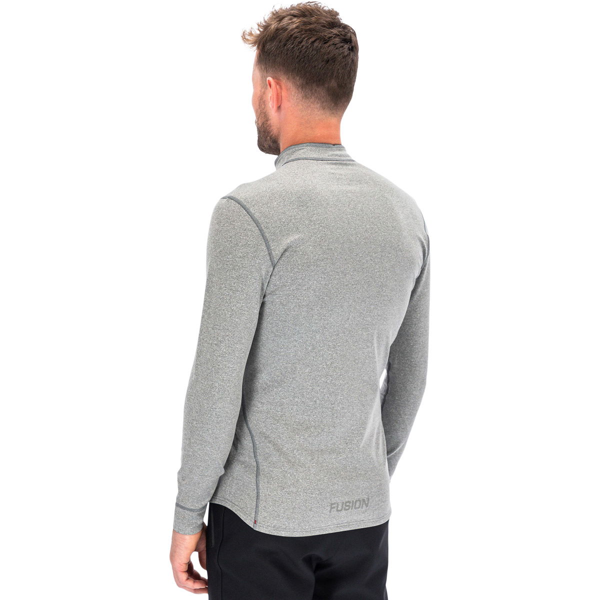 FUSION C3 Zip Neck Løbetrøje Herre