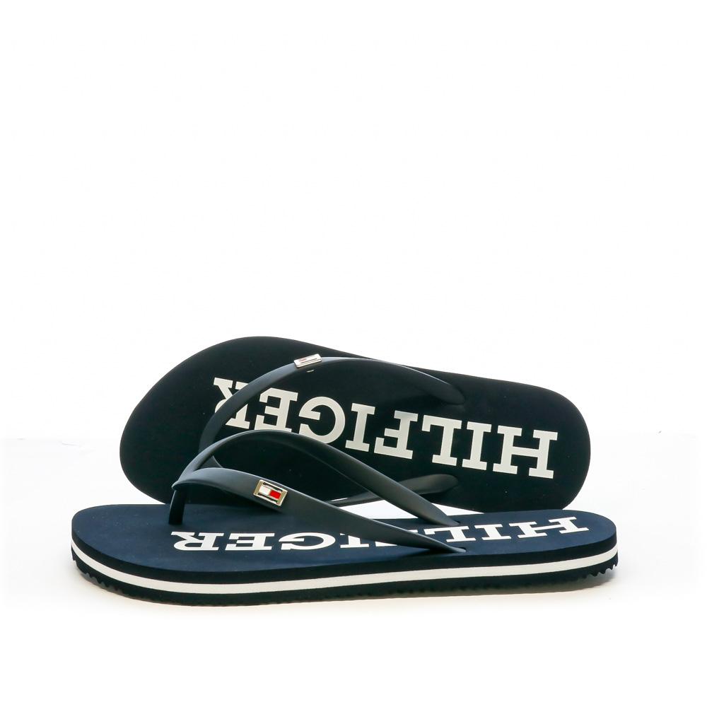 Tommy Hilfiger Tongs Marine Femme Tommy Hilfiger Hilfiger Strap Beach
