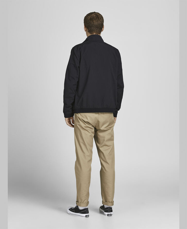 Jack & Jones JJERUSH HARRINGTON BOMBER NOOS Sort