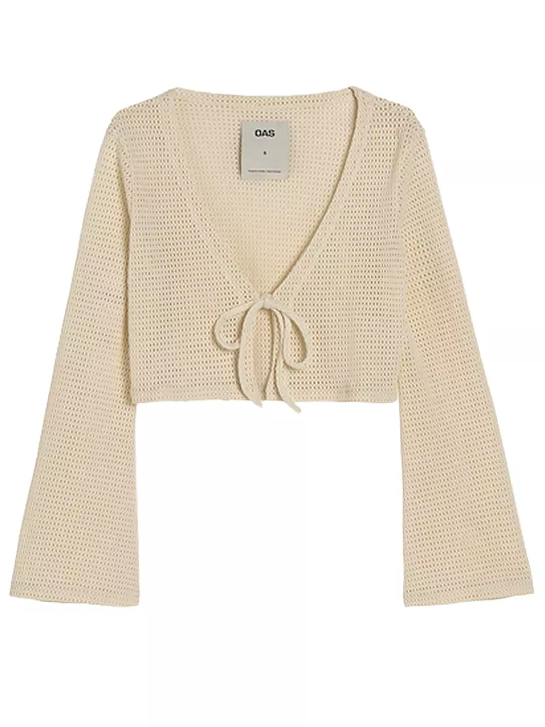 OAS Strickjacke VACAY creme