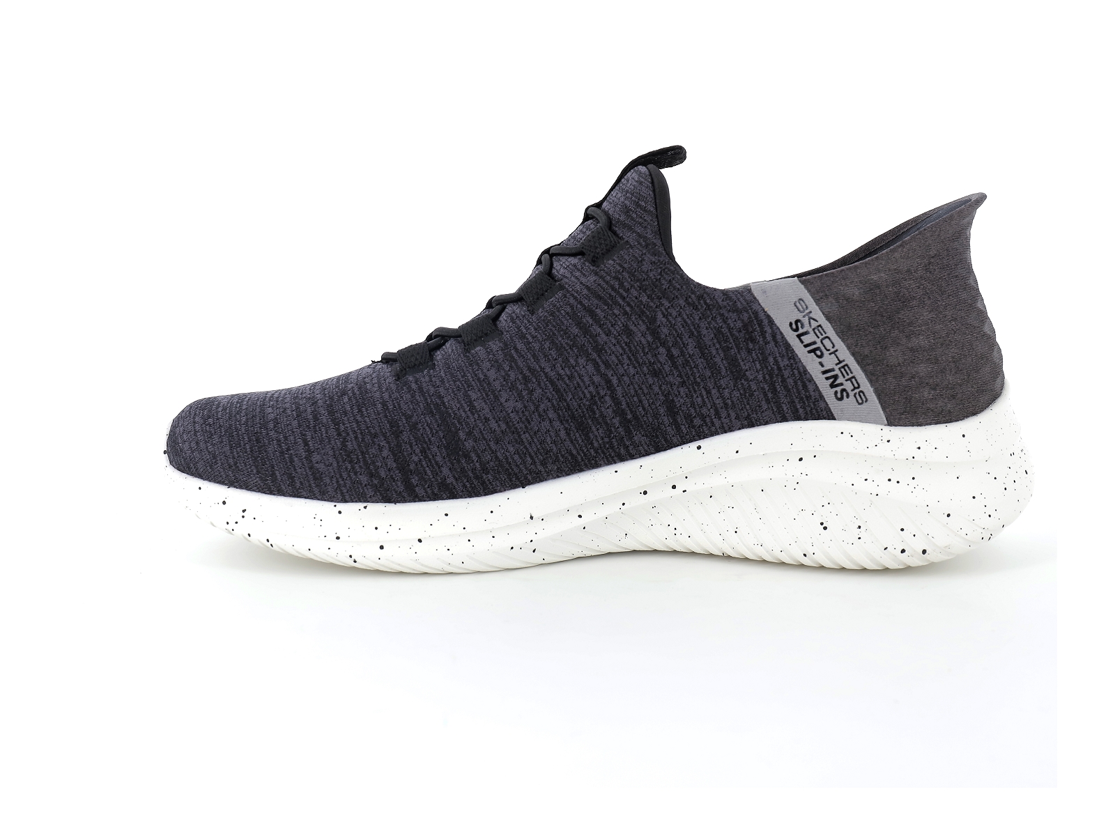 Skechers-ULTRA FLEX 3.0 RIGHT AWAY Matières combinées Noir Gris