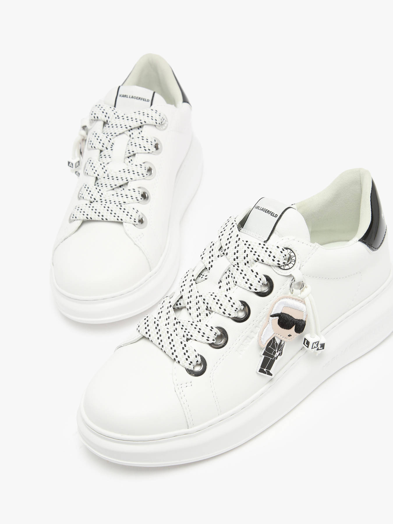 Sneakers en cuir KARL LAGERFELD